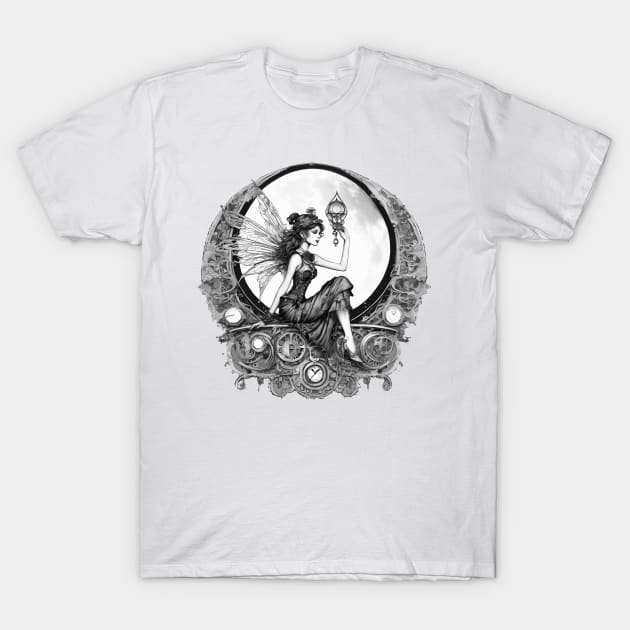 Steampunk Fairy - Fiona T-Shirt by Unkn0wnable Arts